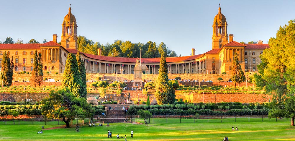 The Union Buildings in Pretoria — telecoms for South African municipalities