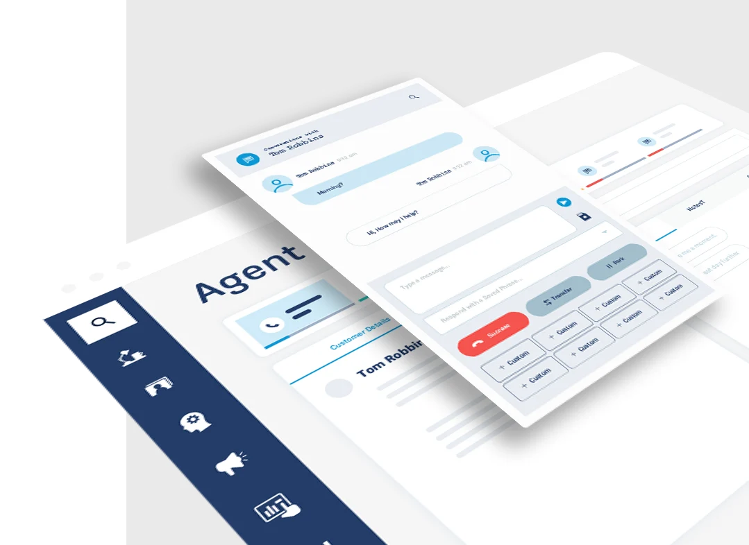 Contact centre agent using Euphoria system