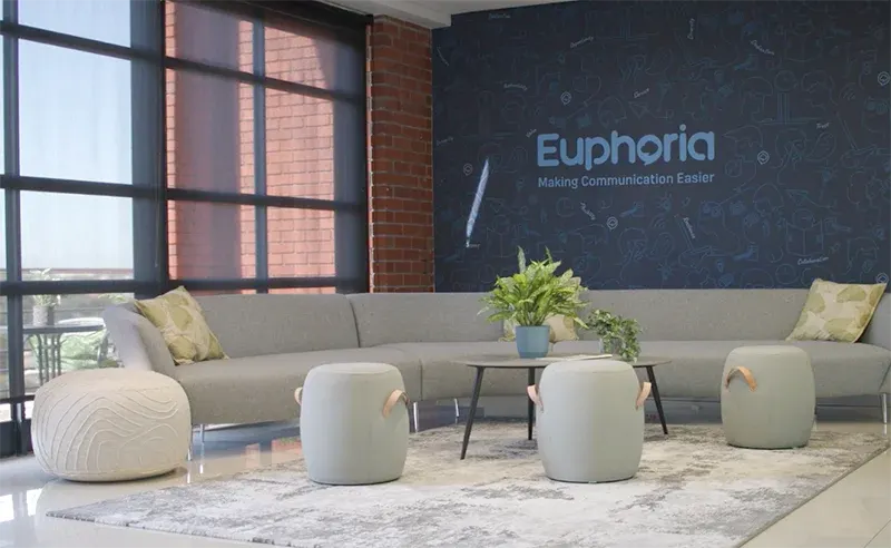 Euphoria Telecom's bold new Cape Town office upgrade: colour and character meets elegance and innovation
